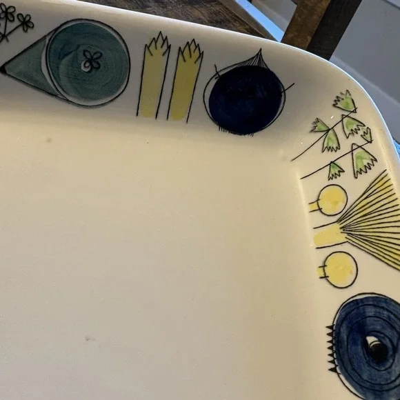 MCM Rorstrand Picknick Dish Platter #24 Marianne Westman Swedish Ovenware - Picture 3 of 10
